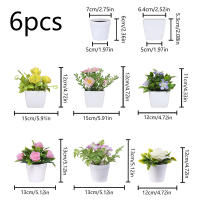 1SET De Plantas Simuladas En Maceta Para Decoración De Oficina Comercial Sala De Estar Estudio Courtyard Decoración Del Hogar Adecuado Para Mesas De Trabajo Y Espacios Comunes - details 19
