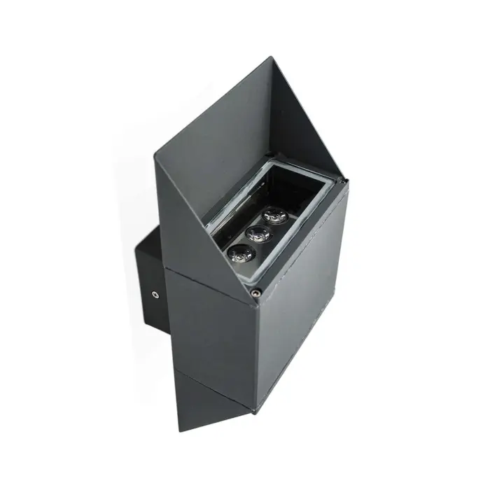 Aplique de Pared Exterior Ss2 - 6 W - 4000 K- Metal - IP65 - AZABAK - 1