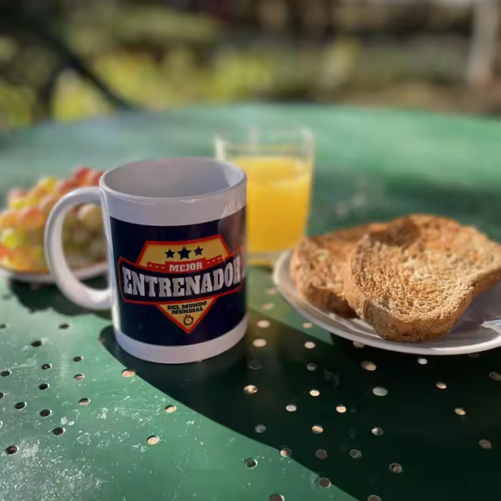 Taza mejor entrenador del mundo Antracita Raíz Regalos Regalos para Profes Inicio Hogar Tazas   Antracita - 1