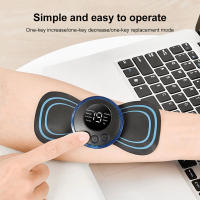 Masajeador De Cuello Mini Eléctrico Estimulador Muscular Almohadillas De Masaje Cervical Con Control Remoto Para Salud Del Cuerpo Y Espalda - details 9