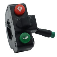Bocina Y Señal De Giro Para Scooter Ebike Bicicleta Eléctrica Con Enchufe Impermeable De 5 Pines Control De Acelerador 3 En 1 De 22mm - details 15