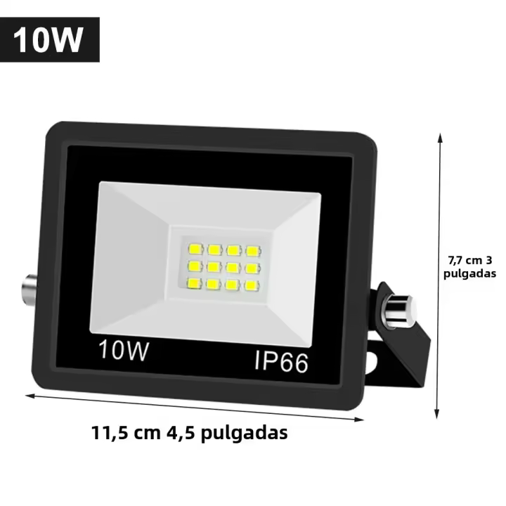 Lámpara De Fosa LED Exterior IP66 Impermeable 6000K Blanca Fría Proyector De Luz De Seguridad Para Exterior Y Carretera - 1