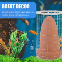 Cubo De Reproducción Para Angelfish Incubador De Camarones Cono De Arcilla Cerámica Juego De Decoración Para Acuario - details 2