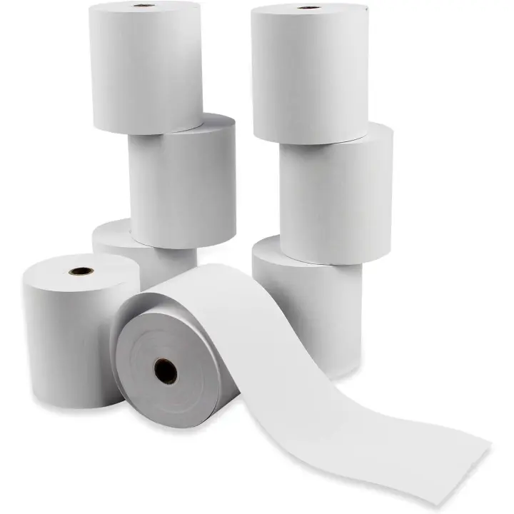 8 Rollos Papel Térmico 80x80x12 mm, Sin Bisphenol A (Pack 8 Unidades), PAPEL TERMICO PARA TICKETS - 1