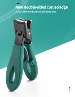 Tijeras De Uñas Con Gran Mandíbula 8mm Abertura Acero Inoxidable Para Uñas Gruesas Y Duras Herramientas De Manicura Antisalpicaduras Para Dedos Y Pies - details 3