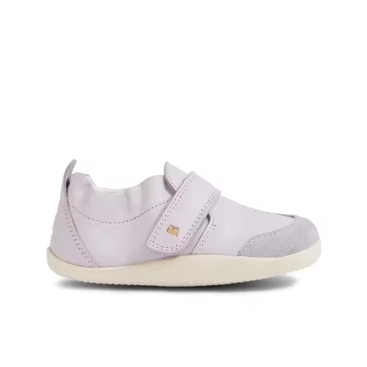 Bobux Xplorer Ripple Thistle - Zapatos de piel para niños con tira autoadherente y elástico - 1