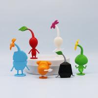 Conjunto De 6/12 Figuras De Acción Anime PIKMIN Con Capitán Olimar Y PIKMIN PVC Colección De Muñecos Juguetes Para Niños Regalos De Cumpleaños - details 7
