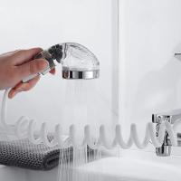 Divertor De Grifo Portátil 1pc Para Baño Y Cocina Adaptador De Ducha Ajustable Set De Divertor De Grifo - details 5