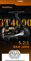 Nueva Carrete De Pesca GT Battle 3 3000-8000 Con 6+1 BB Cuerpo Metálico Completo Manija CNC Pre-Load Spinning Reel Para Oceanos Rios Lagos Y Montañas - details 4