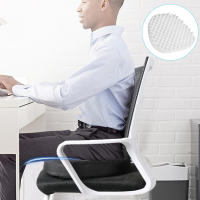 Cojín De Asiento Confortable Y Transpirable Con Forma Ondulada Alivio De La Presión En La Cadera Y Glúteos Cojín De Masaje De Espuma De Memoria Color Negro Y Morado - details 4