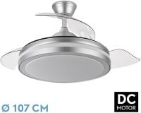 VENTILADOR DC ESPARTA 72W 6120LM PLATA 3 ASPAS - details 2