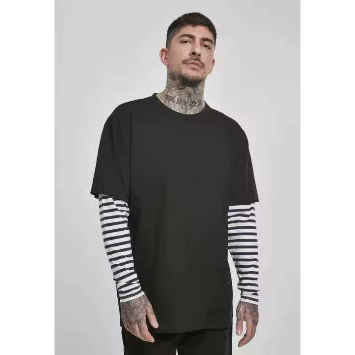 Urban Classics Camiseta Overize 3-tone Crew - 1