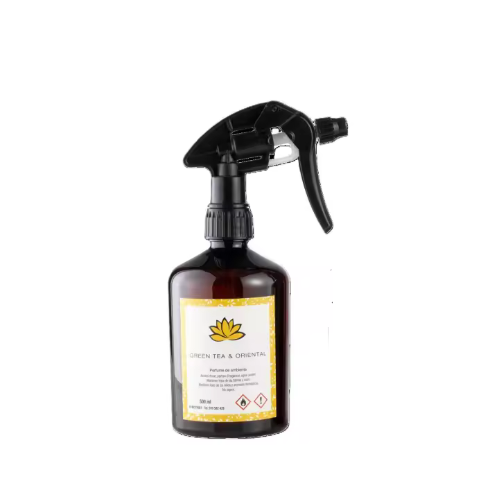 Ambientador concentrado Ambar Luxury, perfume de ambiente, con pulverizador 500ml (TE VERDE & ORIENTAL) - 1