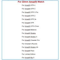 Correa De Reloj De 22mm Para Amazfit GTR 47mm GTR4 Pulsera De Silicona Compatible Con Amazfit Balance GTR 3 pro 2 2e Accesorio De Moda Para Hombres Y Mujeres - details 0
