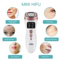 con Pantalla Máquina Facial para Eliminar las Arrugas Masajeador Ultrasonidos RF EMS LED Rejuvenecimiento Antienvejecimiento Cuello Barbilla Cara Regenerador Terapia en Casa Regalar Mujer Radiofrecuencia - details 2