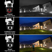 Nueva Cámara De Vigilancia PTZ 4K 8MP Con Doble Lente Y Pantalla Dual Detecta Humanos Con Inteligencia Artificial iCSee Exterior IP66 - details 6