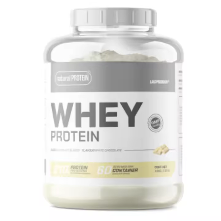 WHEY Proteína Lacprodan 1800g - Natural PROTEIN │MUSCLECULT  Aumentar Masa Muscular - 1