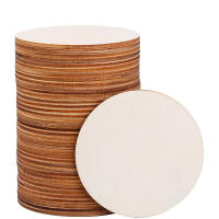 Círculos De Madera Natural No Terminados De 25mm a 100mm Para Manualidades DIY Decoraciones De Navidad Etiquetas Colgantes - details 4