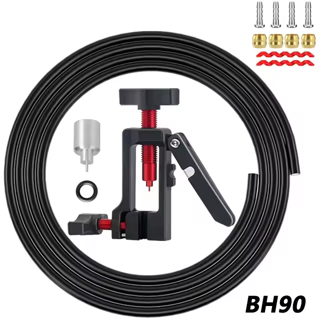 Herramienta Multifuncional Para Bicicleta 2 En 1 Frenos De Disco Aceite Agujas Herramienta De Conector De Oliva Corte De Tubo Instalación De Cable BH59 BH90 - 1