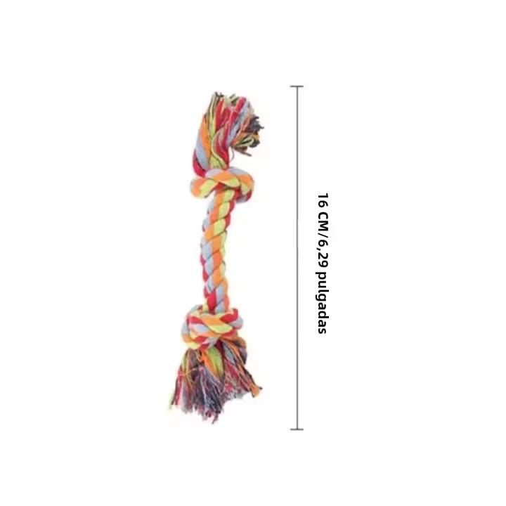 Juguetes Para Perros 20pcs Mordedor De Lino Resistentes Al Masticar Alivio De Dientes Y Limpieza De Dientes Juguete Para Cachorros Color Aleatorio - 1