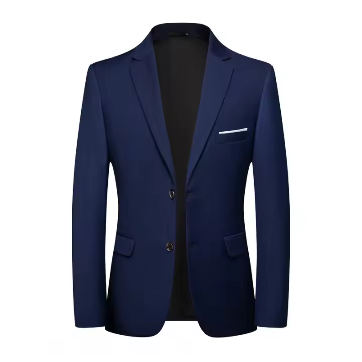 Chaleco De Negocios Para Hombre Estilo Coreano Británico Moda Elegante Slim Color Sólido Trabajo Boda Tallas S-6XL - 1