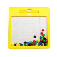 Tablero De Dibujo Magnético Para Niños Juguete Educativo Con Cuentas Magnéticas Coloridas Entrenamiento De Motricidad Finas Juego De Rompecabezas Para Educar a Niños Entre 3-6 Años - details 5