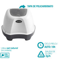 Clorador salino piscina Krystal Clear QS200 INTEX - details 2
