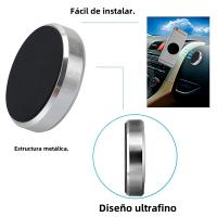 Soporte De Teléfono Móvil Magnético Universal De Aluminio Para Coche Compatible Con iPhone Samsung Xiaomi Huawei Soporte De GPS - details 7