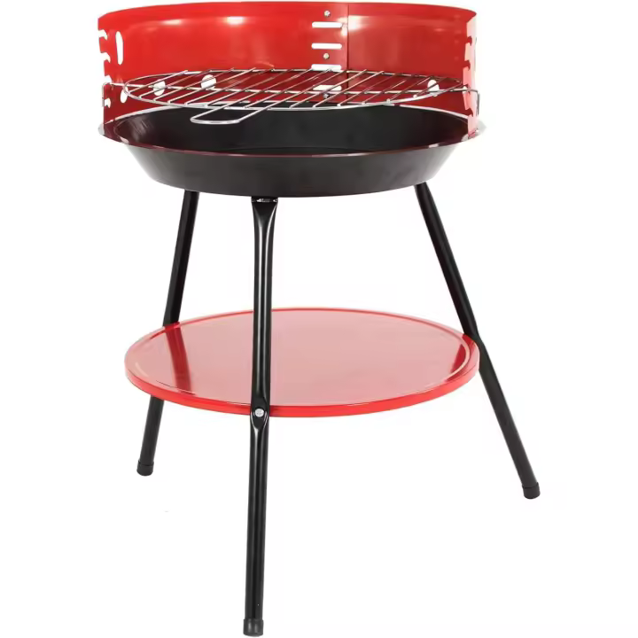 Barbacoa de carbón Redonda Ø 36cm con parrilla. - 1