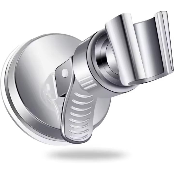 Soporte para ducha, soporte para ducha de mano con Sucker, jefe de ducha de montaje en montaje, deslizador de ducha universal reemplazable (soporte) - 1