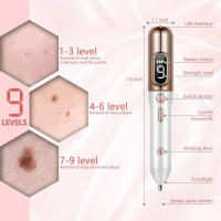 Pluma de Plasma Eléctrica | Eliminador de Manchas y Etiquetas de Piel | Equipo de Belleza Portátil | 9 Niveles Ajustables | Uso Doméstico - details 8