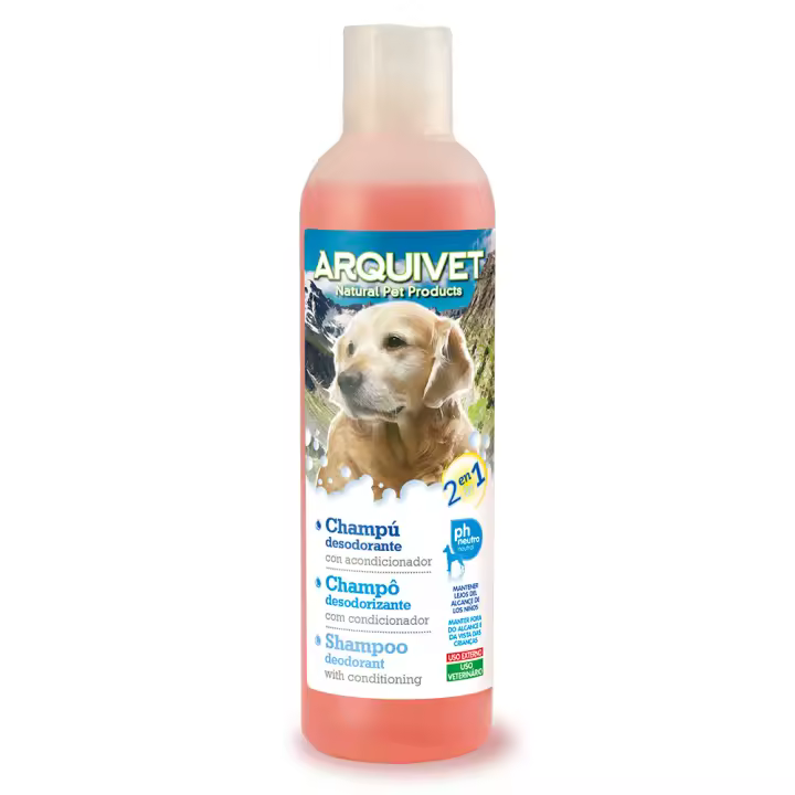 Arquivet Champú Desodorante 2 en 1 con Brillo Intensificado - 250 Ml - 1