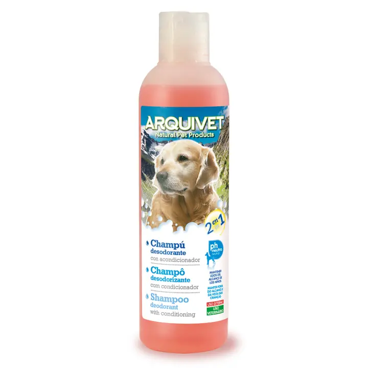 Arquivet Champú Desodorante 2 en 1 con Brillo Intensificado - 250 Ml - 1