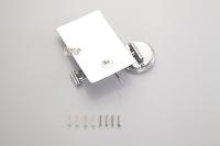 Espejo De Baño Con Ampliación 3X Espejo De Maquillaje Para Pared Espejo Cosmético Plegable Cuadrado De 8 Pulgadas Con Brazo Doble Acero Inoxidable Moderno Para Dama - details 23