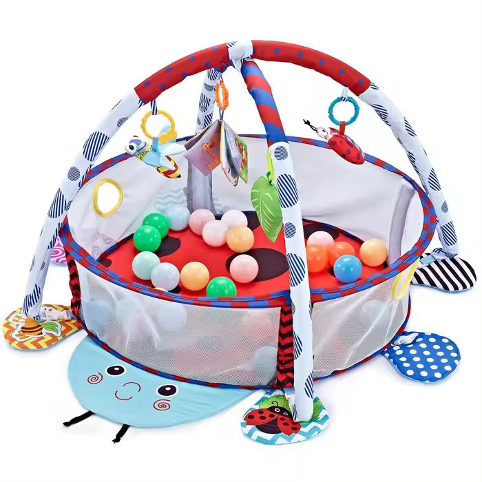 Tapete de atividades com bolas Kikka Boo Ladybug - 1