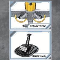 Bloques De Construcción Técnica Para Niños Modelo De Avión De Combate Aleman BF-109 De La Segunda Guerra Mundial Con Soldados Y Armas Juguete Educativo Para Edad Superior a 6 Años - details 2