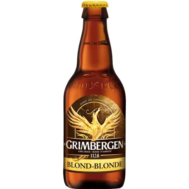 6 uds x Grimbergen Blonde 33Cl cerveza belga rubia estilo Abadía - 1