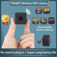 Cámara Mini Wireless WiFi Monitor Remoto Vida Útil De La Batería Super Larga Cámara IP Para Hogar Tiny No Necesita Enchufe - details 0