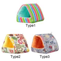 Cama De Animal Pequeño Para Hamster Y Erizo Diseños De 12 Mini Hogar Colgante De Algodón Grueso Y Cálido Para Mascotas Pequeñas - details 1