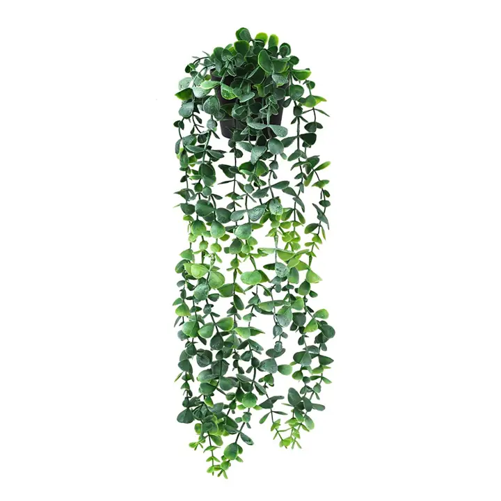 GREATOYAR  1/ 2 Piezas Plantas Artificiales Colgantes, Planta Colgante Simulación con Macetas, Plantas Falsas Colgantes Maceta Plantas de Plástico Plantas para Balcón Pared Boda Jardín Decoración - 1
