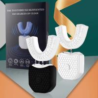 Cepillo De Dientes Eléctrico En Forma De U Para Adultos Limpieza Oral Portátil 360° Con Escáner De Lengua Y Cepillo De Dientes Incluido - details 5