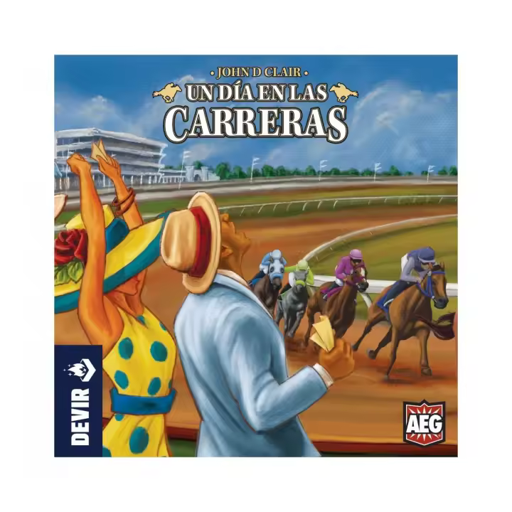 UN DIA EN LAS CARRERAS juego de mesa en Castellano editado por Devir - 1