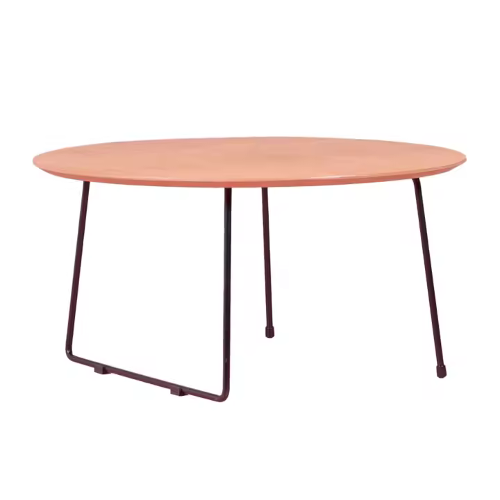 Nest Dream - Mesa de centro redonda en madera de roble (80cm) - Modin - 1