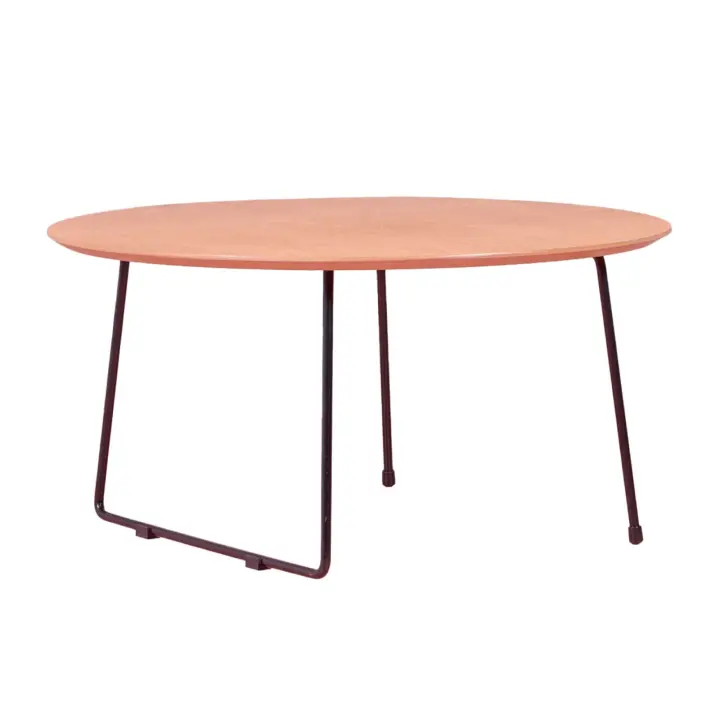 Nest Dream - Mesa de centro redonda en madera de roble (80cm) - Modin - 1