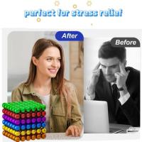 ¡Edición Mejorada 217! Bolas de Masilla magnéticas para adolescentes y Adultos, cuentes versátiles 3D creativas, juegos antiestrés, cuentes de limo magnéticas - details 3