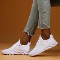 Zapatos Deportivos Casuales Para Mujer Zapatillas Ligeros Blancas Y Negras Transpirables De Malla Adecuados Para Correr Y Jugar Tenis Outdoor - details 26