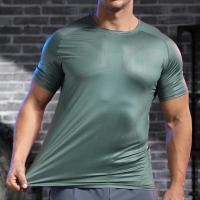 Camiseta De Hombre Verano Manga Corta Algodón Transpirable Ropa De Gimnasio Fitness Camiseta Deportiva Para Yoga Y Correr - details 10