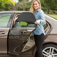 1Par De Cortinas De Sol Para Ventanas Del Coche Malla Transpirable Cubierta De Visera Estilo De Adorno Interior Automotriz - details 2