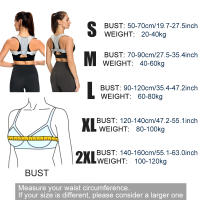 Corrector De Postura Para Espalda 1 Pieza Soporte De Hombro Corrección De Postura Para Hombres Y Mujeres Equipo De Entrenamiento Para Oficina Y Hogar Material De Algodón Y Neopreno - details 4