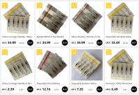 Cartuchos Desechables De Tatuaje Con Agujas R RS Estériles Para Maquillaje Permanente Cejas Labios Línea De Ojos Microblading Tips De Agujas Para El Bolígrafo PMU - details 0